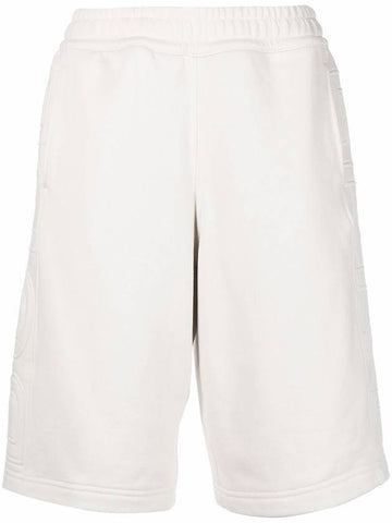 logo print drawstring shorts white - BURBERRY - BALAAN 1