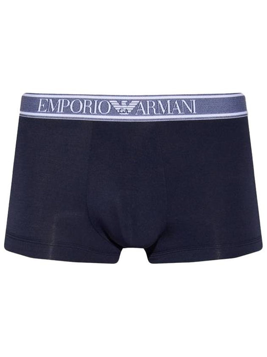 Men's Logo Band Briefs Blue - EMPORIO ARMANI - 1