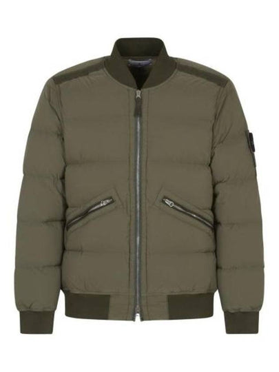 Wappen Logo Bomber Padding Jacket Green - STONE ISLAND - BALAAN 2