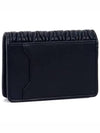 Matelasse Nappa Leather Card Wallet Black - MIU MIU - BALAAN 3