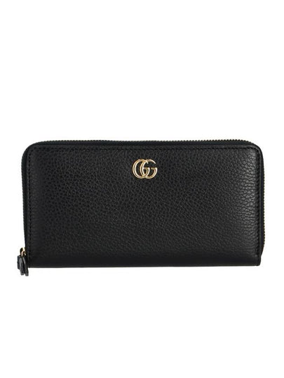 GG Marmont Zipper Long Wallet Black - GUCCI - BALAAN 2