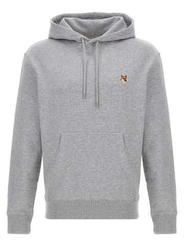 Fox Head Patch Regular Hoodie Grey - MAISON KITSUNE - BALAAN 1