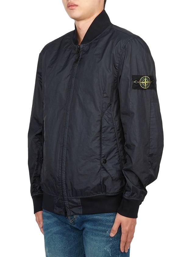 Membrana 3L TC Bomber Jacket Navy - STONE ISLAND - BALAAN 4