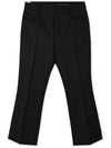 Jersey Straight Pants Black - AMI - BALAAN 4