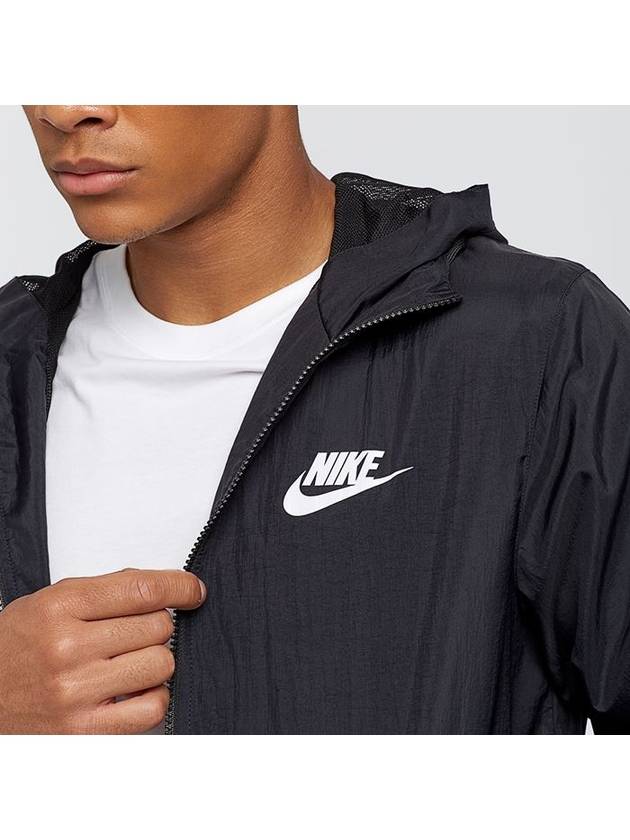 01861770010VIX Woosi Woven JacketBlack White - NIKE - BALAAN 12