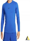 Men's Dri-FIT Slim Long Sleeve T-Shirt Blue - NIKE - BALAAN 2