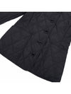 Diamond Quilted Thermoregulated Jacket Black - BURBERRY - BALAAN 7