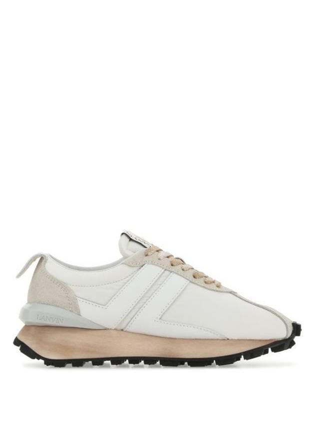 Bumper Nylon Low Top Sneakers White Pink - LANVIN - BALAAN 2