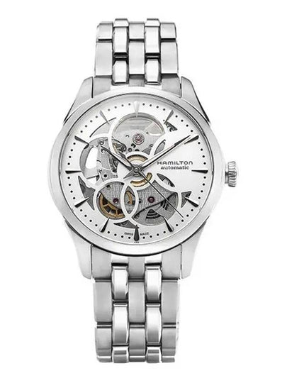 Jazzmaster Viewmatic Skeleton Automatic Metal Watch 36mm Silver - HAMILTON - BALAAN 2