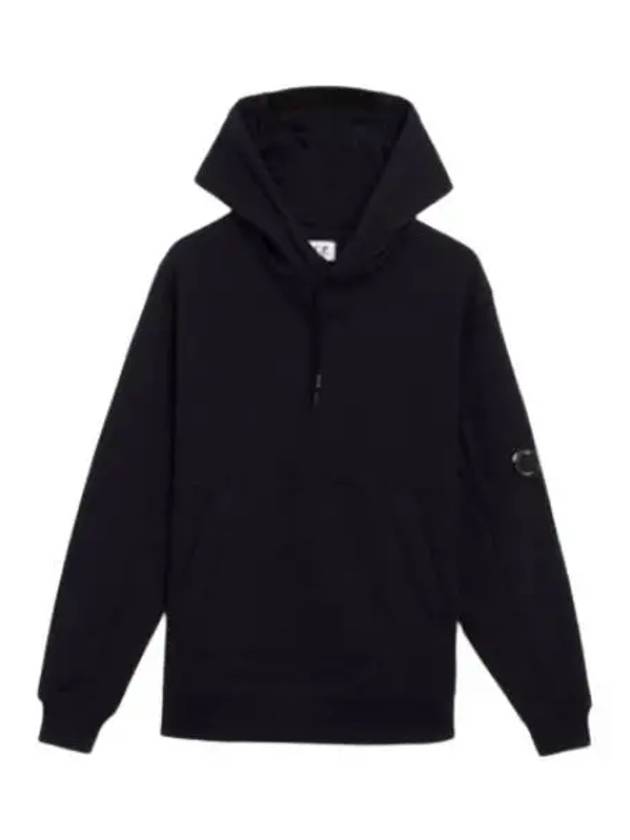 Diagonal Raised Fleece Hoodie Black - CP COMPANY - BALAAN 2