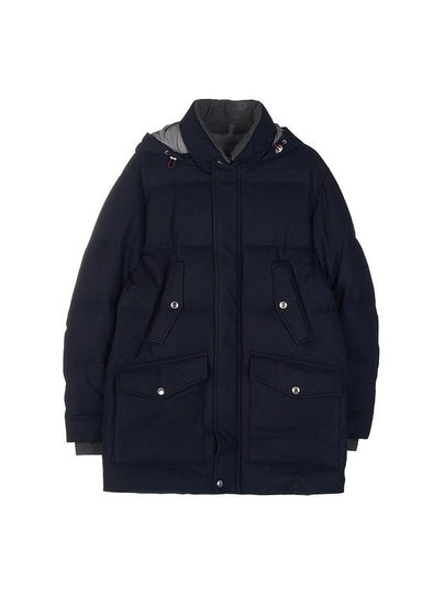 Men's Down Padded Jacket Navy - BRUNELLO CUCINELLI - BALAAN 2