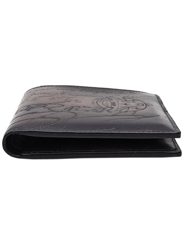 Berluti Nero Grigio Macore Scritto leather wallet - BERLUTI - BALAAN 5