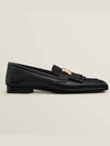 Gold Hardware Royal Goatskin Loafers Noir Black - HERMES - BALAAN 5