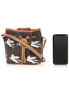 Stampa Pegasus Bucket Bag White Brown - ETRO - BALAAN 7