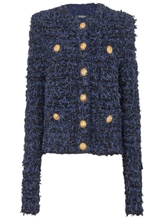 Balmain Short Tweed Knit Jacket - BALMAIN - BALAAN 1