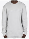 ACWMW043 GREY Embroidery Logo Gray Sweatshirt - A-COLD-WALL - BALAAN 1