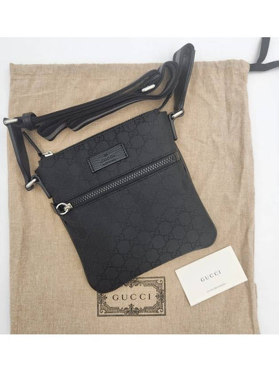 Micro GG Ssima Canvas Messenger Bag Black - GUCCI - BALAAN 2