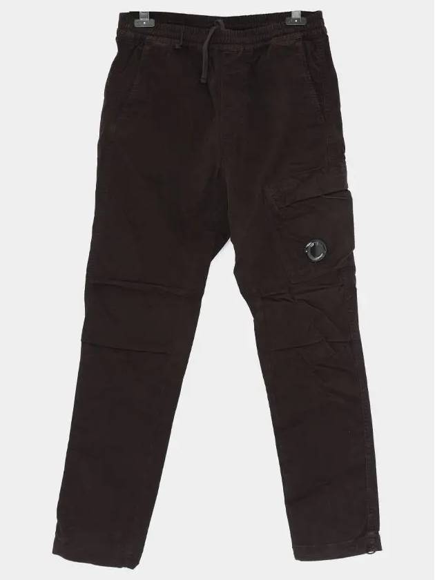 Lens Detail Tapered Straight Pants Black - CP COMPANY - BALAAN 3