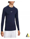 Men's Dri-FIT Slim Long Sleeve T-Shirt Navy - NIKE - BALAAN 2