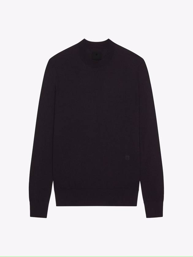 Wool Cashmere Knit Top Black - GIVENCHY - BALAAN 2