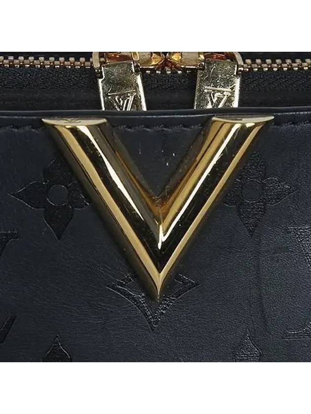 M42883 V gold plated monogram shadow black leather 2WAY - LOUIS VUITTON - BALAAN 4