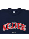 Wellness Sweatshirt WELLNESS IVY CREWNECK NAVY RED - SPORTY & RICH - BALAAN 3