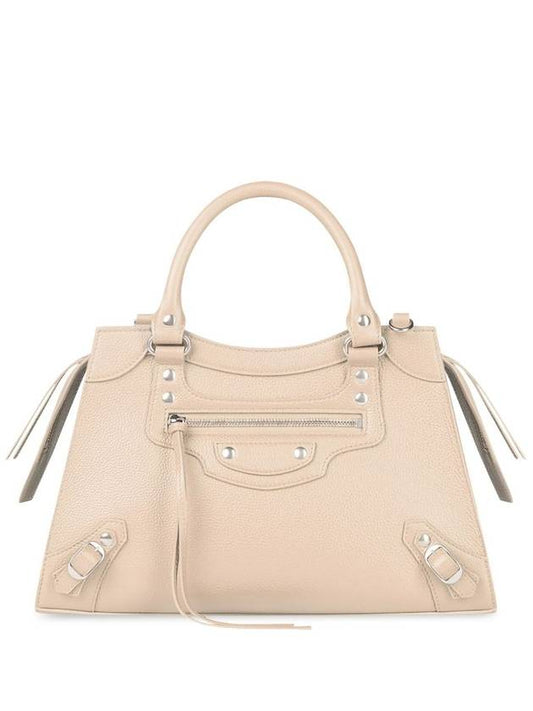 Leather Neo Classic City S Tote Bag Beige - BALENCIAGA - BALAAN 2