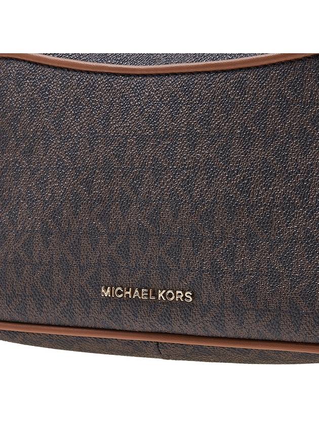 Jet Set Medium Signature Logo Cross Bag Brown - MICHAEL KORS - BALAAN 7