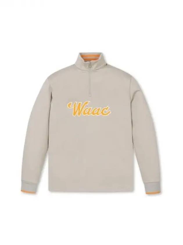 Golf men s logo half zip up WMTBS24121LBR Domestic product GQ0Z24022817128 - WAAC - BALAAN 1