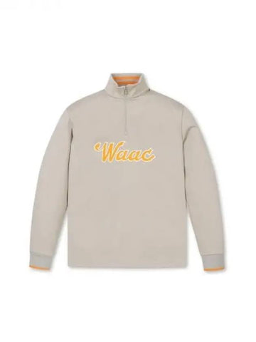 Golf men s logo half zip up WMTBS24121LBR Domestic product GQ0Z24022817128 - WAAC - BALAAN 1