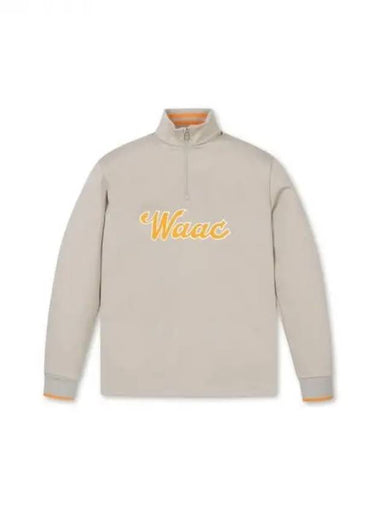 Golf men s logo half zip up WMTBS24121LBR Domestic product GQ0Z24022817128 - WAAC - BALAAN 1