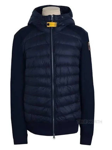 Men s PMHYWU04 562 Buck Knit Mix Padding Jumper Navy 1060460 - PARAJUMPERS - BALAAN 1