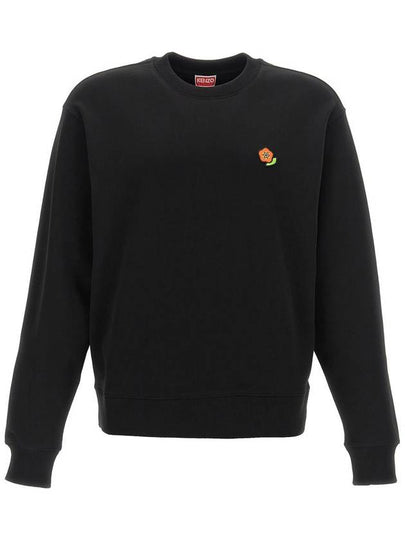 Pop Embroidered Sweatshirt Black - KENZO - BALAAN 2