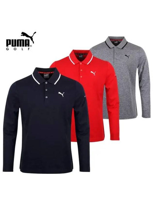 Embroid LS Polo Long Sleeve T-Shirt 927491 - PUMA - BALAAN 2