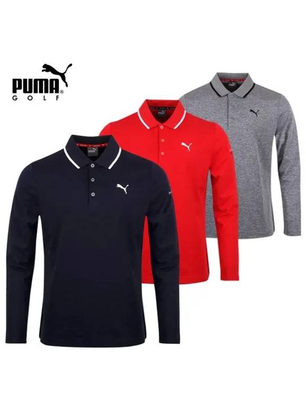 Embroid LS Polo Long Sleeve T-Shirt 927491 - PUMA - BALAAN 3