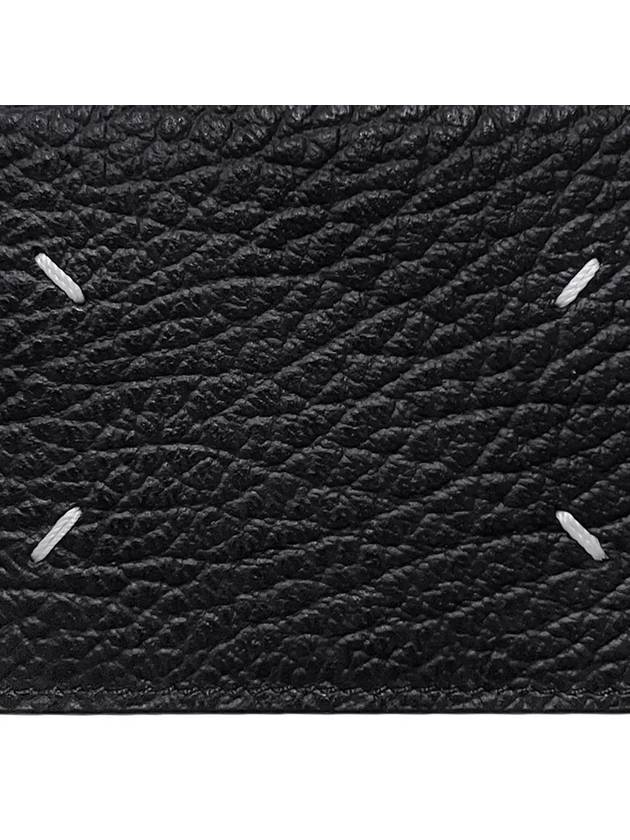 Bovine Leather Card Wallet Black - MAISON MARGIELA - BALAAN 8