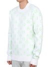 Men's Golf Gus Jacquard Crew Neck Sweatshirt White - J.LINDEBERG - BALAAN 3