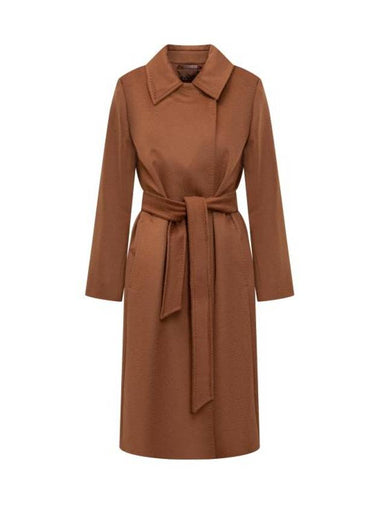 Bcollag Belted Double Coat Tobacco - MAX MARA - BALAAN 1