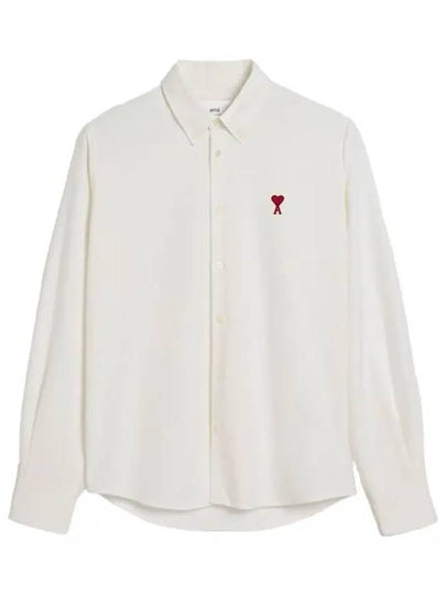 De Coech Long Sleeve Shirt White - AMI - BALAAN 2