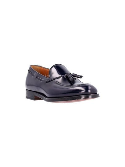 LEATHER LOAFERS WITH TASSELS - DOUCAL'S - BALAAN 2