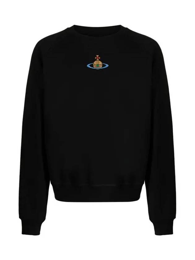ORB Logo Crewneck Sweatshirt Black - VIVIENNE WESTWOOD - BALAAN 3