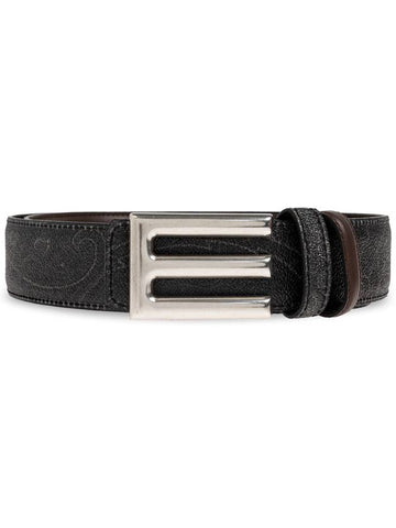 Etro Reversible Belt, Men's, Brown - ETRO - BALAAN 1