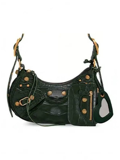 Le Cagole XS Shoulder Bag Dark Green - BALENCIAGA - BALAAN 2