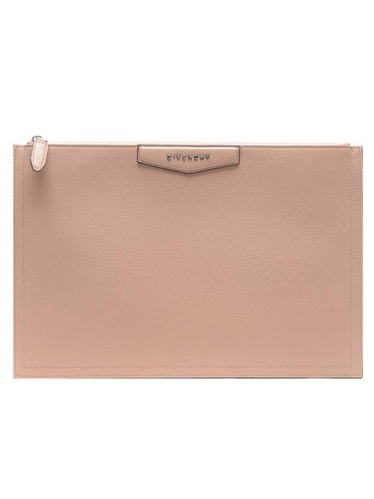 Antigona Large Clutch Bag Beige - GIVENCHY - BALAAN 1