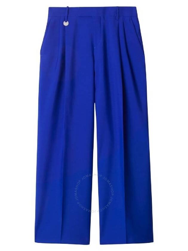 Burberry Wide- Leg Pleated Pants, Brand Size 8 (US Size 6) - BURBERRY - BALAAN 1