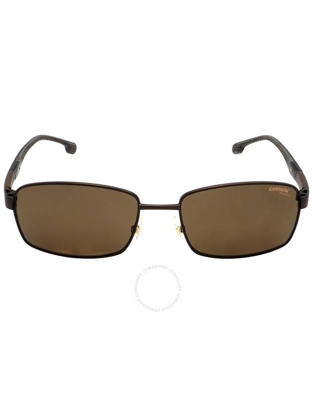 Carrera Polarized Bronze Rectangular Men's Sunglasses CARRERA 8037/S 0VZH/SP 58 - CARRERA - BALAAN 1