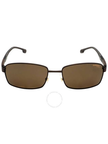 Carrera Polarized Bronze Rectangular Men's Sunglasses CARRERA 8037/S 0VZH/SP 58 - CARRERA - BALAAN 1