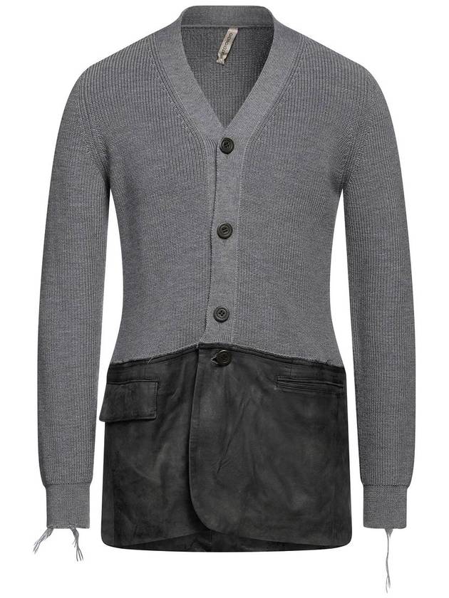 leather docking cardigan - GIORGIO BRATO - BALAAN 1