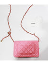 Classic WOC Gold Ball Lambskin Mini Cross Bag Pink - CHANEL - BALAAN 6