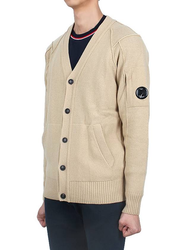 CP Company Lens Waffen Cardigan 15CMKN250A 005504A 317 - CP COMPANY - BALAAN 4